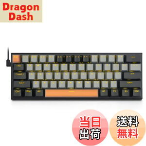 yzefJjJL[{[h61L[ Ԏ̗p̃Q[~OL[{[h FLEDobNCgt 60^RpNgL[{[h USBLpz Windows/MacɑΉQ[pL[{