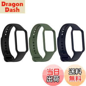 �y���������z[SHEAWA] Redmi Smart Band 2/Xiaomi Smart Band 8 Active�p�o���h �x���g 3�F�Z�b�g �����o���h �X�g���b�v �V���R�� �ւ��o���h �A�N�Z�T���[ (�u���b�N+�A�[�~�[�O���[��+�~�b�h�i�C�g�u���[)