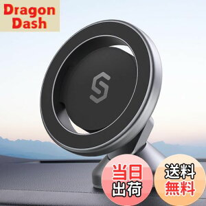 【送料無料】【令和超?磁力】スマホホルダー 車 MagSafe対応 SYNCWIRE マグネット 車載スマホホルダー 【超強力3M両面テープ】 MagSafe車載 車載マグネットホルダー 落下防止 360度回転 自由調節 マ