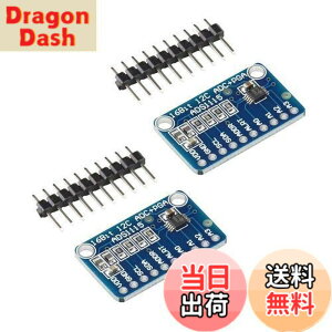 �y���������zKKHMF 2�� ADS1115 16Bit ADC 4�`�����l�� I2C IIC �݊� A/D�R���o�[�^ �σQ�C���A���v�t�� PGA ADC���W���[�� Arduino�p Raspberry Pi�p