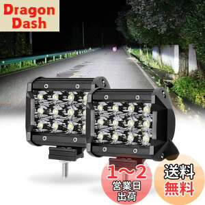 yzLargoods LEDƓ 4C` [NCg 36W LEDCg tHOv zCg 6500k IP67hho p w݌v Px  ȃGl oCN/SUV/ATV/gbN/z@B/Ǝ 2Zb