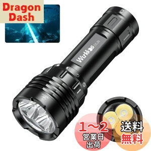 yzWurkkos DL30 _CrOCg LED d Cg \ 3600[ Px USB[d 90CRI LH351D×3 IPX-8h 100M܂Ŏgp