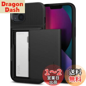 yzSpigen iPhone 13 P[X J[h [P[X 2d\ ϏՌ ČRMILKi擾 h~ IC J[h |Pbg pXP[X XEA[}[ CS ACS03536 (ubN)
