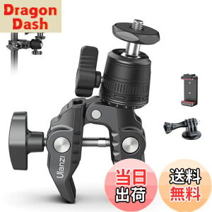 �y���������zUlanzi �X�[�p�[�N�����v 360°�_�� �J�����}�E���g 1/4�l�W �J�����z���_�[ Gopro�p �ɂݖh�~ �I�o�T�~�N�����v ���j�^�[�T�|�[�g/�t�����j�^�[/�A�N�V�����J����/��჌�t/���]��