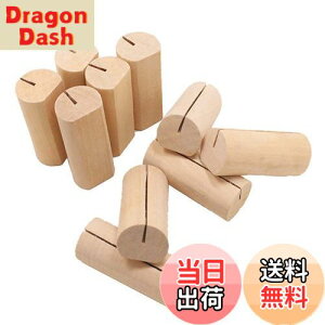 【送料無料】EXDUCT スタンド ポップ木製 カードたて カード 木製 カードスタンド 卓上スタンド 10個 セット メモ ホルダー カード立て 名刺ホルダー メモスタンド 写真立て メニュー 円柱