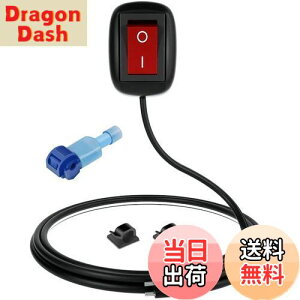 yzKILIGEN 12V-110V/10A SPST ԂH`̃y[Xg^Cṽ{^XCb`AtHOhCrOCgAlICgALEDCgo[p̃It/IXCb`i1mCtj