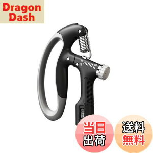 【送料無料】GreenGee 握力増強器 エクササイズ 握力グリッパー カウンター付き 10-100kg 負荷調整可能 ハンドグリッパー ストレス解消 リハビリ器具 テニス 野球 握力強化訓練 握りやすい 滑り