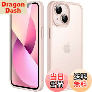 �y���������zJETech �}�b�g�P�[�X iPhone 13 6.1�C���` �ϏՌ����~���^���[�O���[�h�̗����h�~ ������̔������̔w�ʓd�b�J�o�[ �w��h�~ (�`���[�N�s���N)