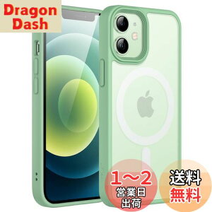 yzJETech iPhone 12 mini 5.4C`p }Olbg P[X MagSafeɑΉ ̃}bgw ^ ϏՌ Jo[ (O[)
