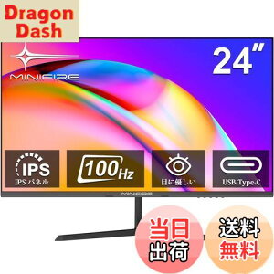yzMinifire 24C` j^[ IPS fBXvC 100Hz tHD HDR10 u[Cgy tbJ[t[ VESAΉ t[X HDMI USB Type-C Xs[J[t (MF24X3Aj