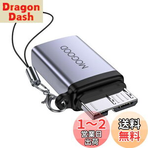 yzMOGOOD Micro B 3.0A_v^ Micro B to Type CϊA_v^[ USB3.0 CX }CNBIXA_v^ }CNB USB CXf[^A_v^ Otn[hSSDhCu fW^J dbp}CN