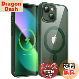 yzJETech iPhone 13 mini 5.4C`p }Olbg P[X MagSafeɑΉ Ռz op[Jo[ \bhJ[}bgTPUt[ h~ NAobN (O[)