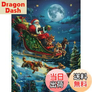 【送料無料】Reofrey ダイヤモンドの絵画 ダイヤモンドアート クロスステッチ キット サンタクロース, クリスマス手作りキット 全面貼り付けタイプ ビーズア DIY 手芸キットホーム レストラン