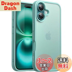 yzJETech iPhone 16 Plus 6.7C`p }bgP[X ϏՌ~^[O[h̗ی ̔w X}zJo[ wh~ (eB[u[)