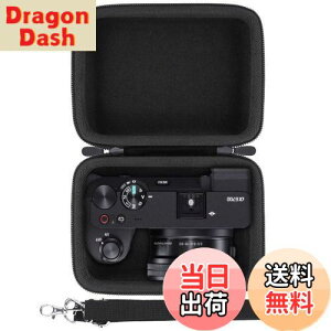 【送料無料】(ケースのみ)ソニー SONY ミラーレス一眼カメラ α6400/α6700(16-50mmレンズ SELP1650に対応)専用収納ケース-Aenllosi