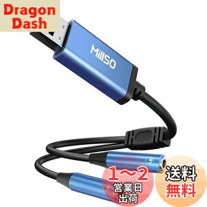 yzMillSO USB I[fBIϊA_v^ CzWbN  2zP[u usb|[g- 3.5mm~jWbNx2 4 TRRS Cz  USBOt TEhJ[h PS5,PS4,Mac OS/X,Windows/WindowsXP,s