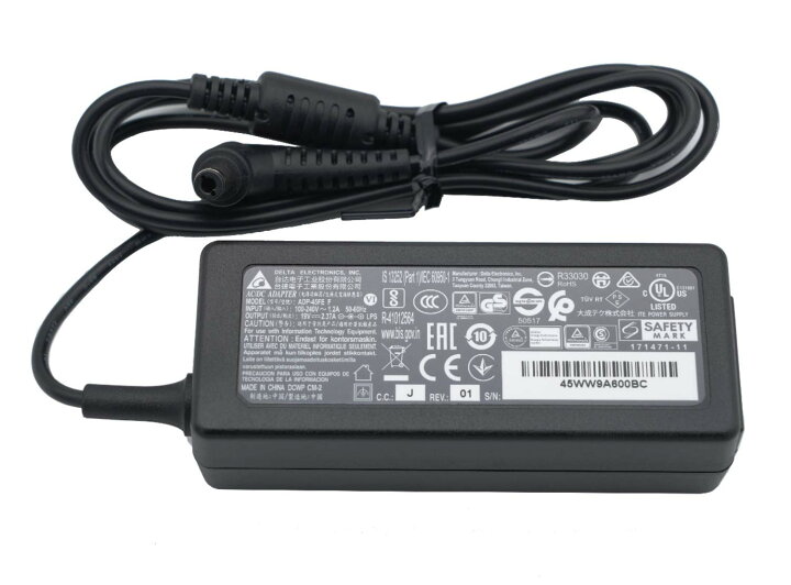楽天市場】【送料無料】DELTA 45W 東芝 Toshiba 交換用 acアダプター 