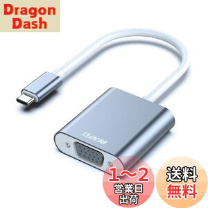 yzBENFEI USB-C-VGAA_v^[AThunderbolt 3/4iUSB Type Cj-VGAA_v^[AHD 1080P ^Cvc VGA ϊA_v^[ iPhone 15 Pro/Max, MacBook Pro/Air 2023, iPad Pro, iMac, S23, XPS 17 ȂǂɑΉc