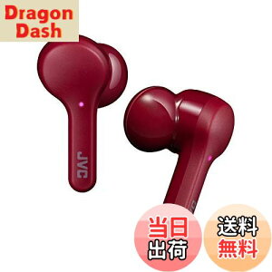 【送料無料】JVCケンウッド HA-A8T-R 完全ワイヤレスイヤホン 開放型 本体質量5.0g小型軽量ボディ最大15時間再生 生活防水仕様 Bluetooth Ver5.0対応 レッド