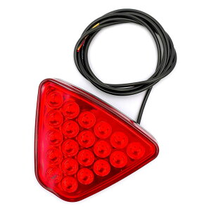 【送料無料】Meliore F1風 LED バック フォグ ランプ 12V 20発 点灯 点滅 汎用 ライト センター リア レンズ レッド スモーク クリア 薄型 ブレーキ スモーク 連動 軽 自動車 セダン カスタム