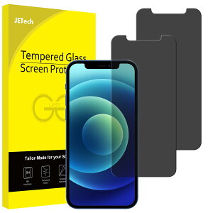 �y���������zJETech �v���C�o�V�[�t�B���� iPhone 16e 2025, iPhone13/iPhone13 Pro 6.1�C���`��p�����K���X �ی�t�B���� �`�����h�~ 2���Z�b�g