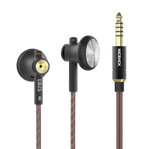 �y���������zNICEHCK EB2S 15.4mm�_�C�i�~�b�N�h���C�o �C���i�[�C���[�^�C���z�� ���{LPC�U���� 1DD �V���v���ŃN���V�b�N�ȃf�U�C�� �A���~�j�E������➑� 3.5mm�o�����X�v���O �����x���P�[�u��