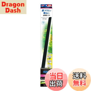 �y���������zGEX �N���ALED �t���b�e�B �F�F�u���b�N�A�T�C�Y�F������60cm�p
