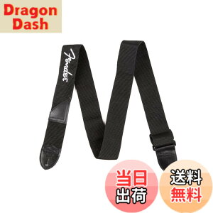 �y���������zFender �t�F���_�[ �X�g���b�v 2 BLK POLY STRAP,RED FENDER �F�FBlack with White Logo�A�T�C�Y�F����