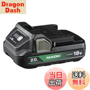 �y���������zHiKOKI(�n�C�R�[�L) iKOKI 18V 2.0Ah ���^���`�E���C�I���d�r �c�ʕ\�������v�t�� �≷�� UL18DC UL18DD UL18DBA�Ή� BSL1820M 0037-7795