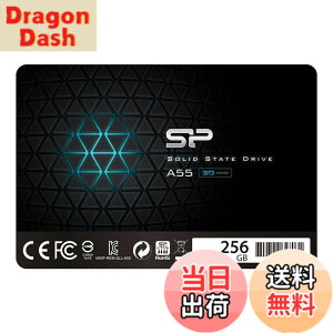 �y���������z�V���R���p���[ SSD 3D NAND�̗p SATA3 6Gb/s 2.5�C���` 7mm 3�N A55�V���[�Y �F�F�u���b�N�A�T�C�Y�F256GB