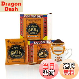 【送料無料】Bacha Coffee（バシャコーヒー） | ドリップバッグコレクション, 100% Arabica Beans, 個包装ドリップバッグ12袋入り サイズ：OS