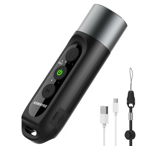 �y���������zASWAYKE �d�q�z�C�b�X�� IPX5�h�� �剹�� 125db �[�d��1000mAh�y4�i�K 3��ނ̃z�C�b�X�����z�d�q�J �X�|�[�c �R�� �h�� �h��k1 �F�F�u���b�N�A�T�C�Y�FS