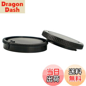�y���������zCamera Body Cap and Lens Cap Protector Cover Set for Sony A Mount DSLR Camera and LensPlastic Black �T�C�Y�F�{�f�B�L���b�v�ƃ��A�����Y�L���b�v
