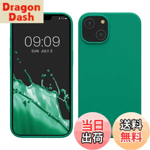 �y���������zkwmobile �X�}�z�P�[�X Apple iPhone 13�Ή� �P�[�X - �ɔ� TPU �V���R�� �}�C�N���t�@�C�o�[ �A���e�B�[�N�s���N �F�F�G�������h�O���[���A�T�C�Y�FiPhone 14