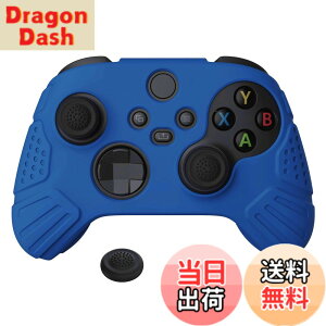 �y���������zeXtremeRate PlayVital Guardian��Xbox Series X/S�R���g���[���[�ɑΉ��p�A���`�X���b�v�V���R�[���J�o�[�X�L���A�u���b�N�̐e�w�O���b�v�L���b�v�t���AXbox Core���C�����X�R���g���[���p