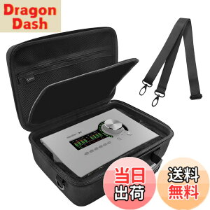 �y���������zMusiin �I�[�f�B�I�C���^�[�t�F�[�X�P�[�X ���j�o�[�T���I�[�f�B�I Apollo x4 Gen 2 Essentials�Ή� �X�g���b�v�t�� UA Apollo x4 Heritage Edition ����ی� �F�F�u���b�N�A�T�C�Y�FCompact