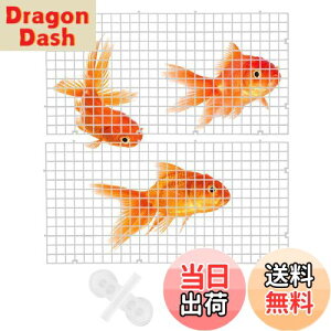 【送料無料】LIROYAL 水槽仕切り (4点セット) 水槽仕切り板 ゴム吸盤付き カット スプライシング可能 取り付けが簡単 水槽 セパレーター 透明 分割 アクアリウム 隔離 魚 熱帯魚 稚魚 爬虫類 ウ