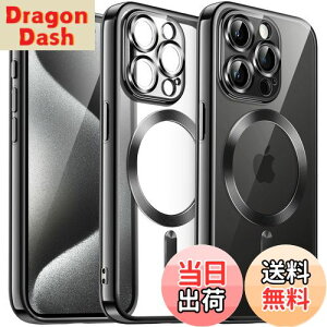 yzJETech iPhone15ProMax 6.7C`p(15 Pro Max) \tgNAP[X JYSی MagSafeCX[dΉ ϏՌ dCbLTPUJo[ (ubN)