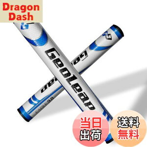 【送料無料】Geoleap パターグリップ-ソフトポリウレタン素材 ラウンド型 軽量ゴルフグリップ 4色 2サイズオプション (青, スタンダードサイズ(2.0))