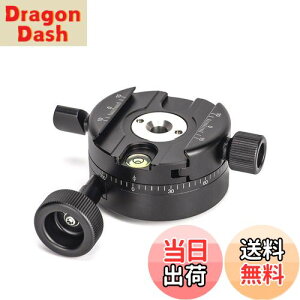 【送料無料】SWFOTO GC-01ギア雲台パノラマ雲台クイックリリースクランプ アルカスイス互換微動雲台