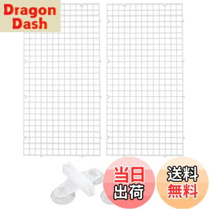 【送料無料】KALOLINNA 水槽仕切りセパレータ 4点セット ゴム吸盤付き 熱帯魚 分割 アクアリウム 飼育 水族館 網 隔離 魚 稚魚 爬虫類 鑑賞 (30cm×15cm, 透明)