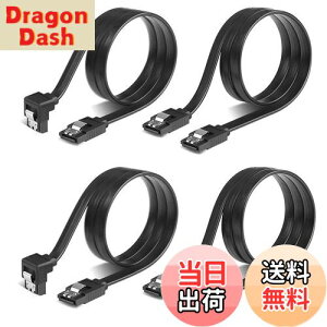 �y���������zYFFSFDC SATA 3�P�[�u�� �V���A���P�[�u�� 4�{�Z�b�g(�X�g���[�g�^+��L�^) �V���A��ATA3�P�[�u�� ���������h�~ �n�[�h�f�B�X�N/���w�h���C�u �œK ���b�`�t 50cm HDD SSD S-ATA III �f�[�^ 