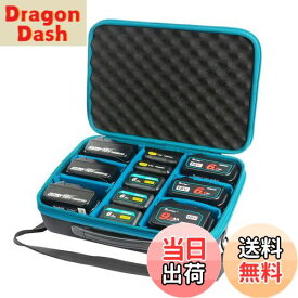 【送料無料】Waitelyバッテリー収納ケース/工具収納ケース マキタバッテリーの整理整頓や保護 充電器や小型工具を対応できる 大容量かつ多機能な収納ケース マキタ10.8vバッテリーマキタ18vバッテリーマキタ充電器電動工具収納可能（ケースのみ）