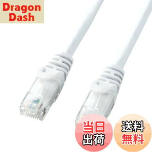 yzTTvC(Sanwa Supply) CAT6LANP[u fp (2m) UTP 1Gbps/250MHz RJ45 c܂h~ zCg LA-Y6-02W