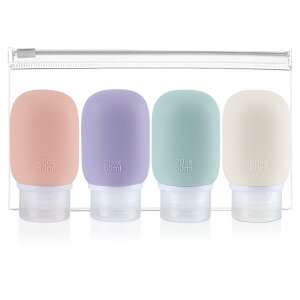 【送料無料】トラベルボトル シャンプーボトル 旅行用 トラベルセット【液漏れ防止特殊構造】 60ml 詰め替えボトル シリコン 詰め替え容器 携帯便利 出張用 小分けボト ル クリアポーチ&シ