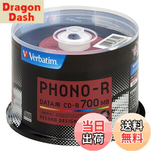 �y���������z�o�[�x�C�^���W���p��(Verbatim Japan) 1��L�^�p CD-R 700MB 50�� ���R�[�h�f�U�C�� 48�{�� SR80PH50V1