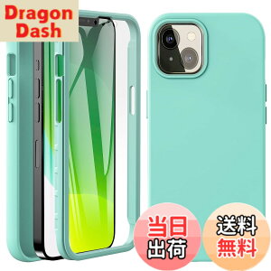 �y���������zBESINPO iPhone13 �P�[�X 6.1�C���` �Ή� �A�C�t�H��13 �P�[�X �t��V���R�� ���ʋ��� �ϏՌ� �o���p�[ �O�� PC+TPU 360°�S�ʕی� �J�o�[ �w��h�~ �C�菝�h�~ ���炳�甧�G�� iPhone13�p ��