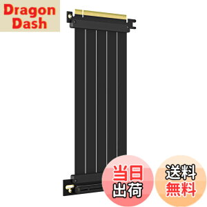 �y���������zGLOTRENDS 200mm PCIe 4.0 X16���C�U�P�[�u�� ����90�x GPU �}�E���g�p PCI-E Gen4�Ή� 32GB/s���x