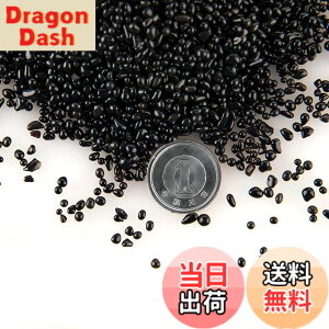 �y���������zCharmoon �A�N�A���E�� ���� ����� 1-3mm 500g �J���t�� �ʂ� �K���X �N���X�^�� �ꍻ ���� DIY ���| (�u���b�N)