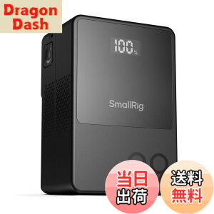 �y���������zSmallRig VB99 �~�j V �}�E���g �o�b�e���[ 6700mAh(99Wh/14.8V) 100W PD USB-C�}���[�d OLED �X�N���[�� DC�|�[�g��� D-TAP USB-A BP�C���^�[�t�F�[�X �J�����Ή� �r�f�I�J�����Ή� ���j�^�[�p �X